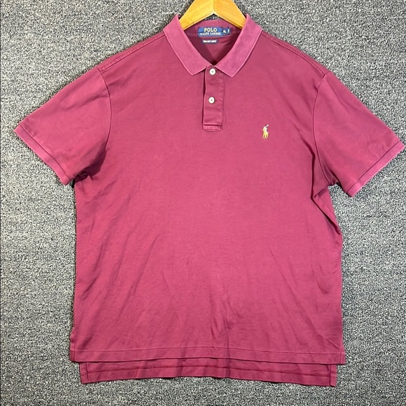 Polo Ralph Lauren Other - Polo by Ralph Lauren Maroon Pima Soft Touch Classic Polo Shirt, Men’s XL
